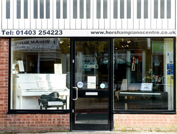 Horsham Piano Centre shop front