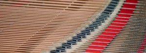 Inside piano