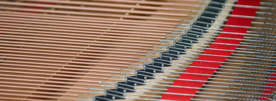 Inside piano